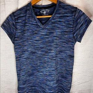 Blue & Purple Active Top